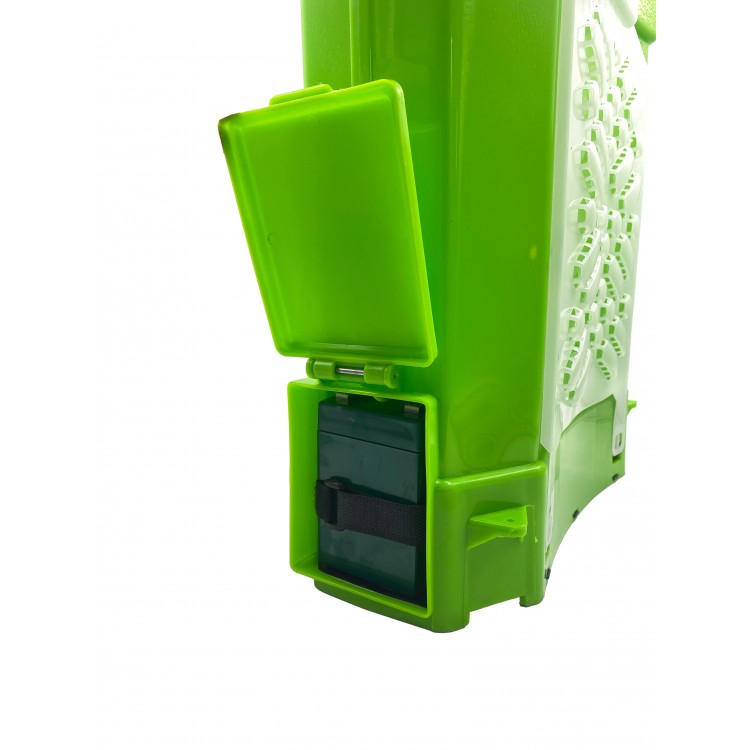 Акумулаторна пръскачка с 12V 8Ah Li-ion батерия и телескопичен удължител ТУНДЖА 12 литра