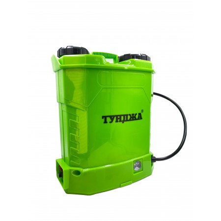 Акумулаторна пръскачка с 12V 8Ah Li-ion батерия и телескопичен удължител ТУНДЖА 16 литра
