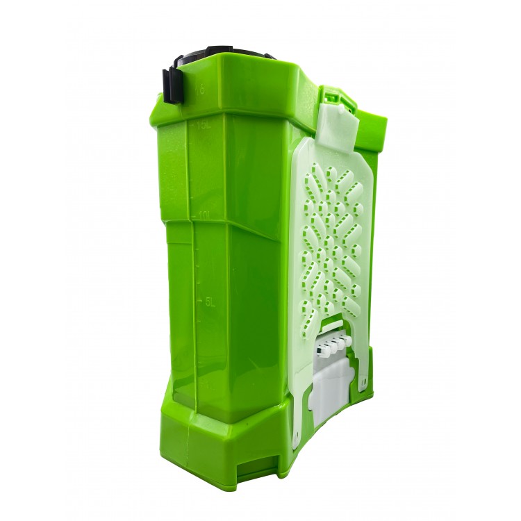 Акумулаторна пръскачка с 12V 8Ah Li-ion батерия и телескопичен удължител ТУНДЖА 16 литра