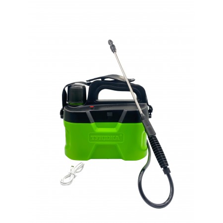 Акумулаторна пръскачка ТУНДЖА с 5V 2.5Ah Li-ion батерия 5 литра