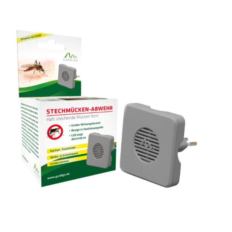 2 Броя ултразвуков електронен уред против комари GARDIGO Stechmücken-Feind LED