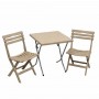 Градински комплект маса и 2 стола (сгъваем)