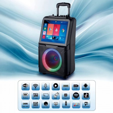 Многофункционална WiFi Android караоке тонколона SA-8908D