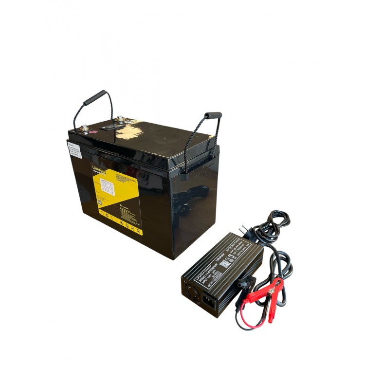 Тягов акумулатор 12V 200Ah със зарядно 20А LifePo4 LiitoKala