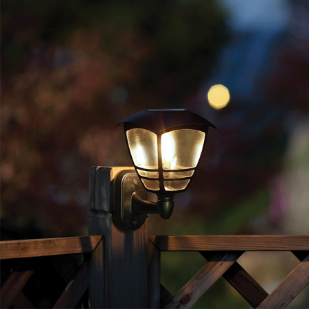 5 БРОЯ EL-23379 СОЛАРНА LED ЛАМПА ЗА СТЕНА 0.3W IP44