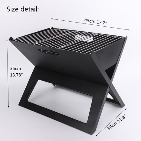 Сгъваемо барбекю за дървени въглища
