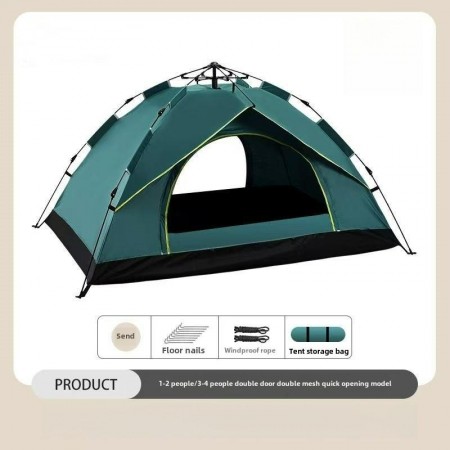 Автоматична двуслойна къмпинг палатка, 2.5x2.5 метра