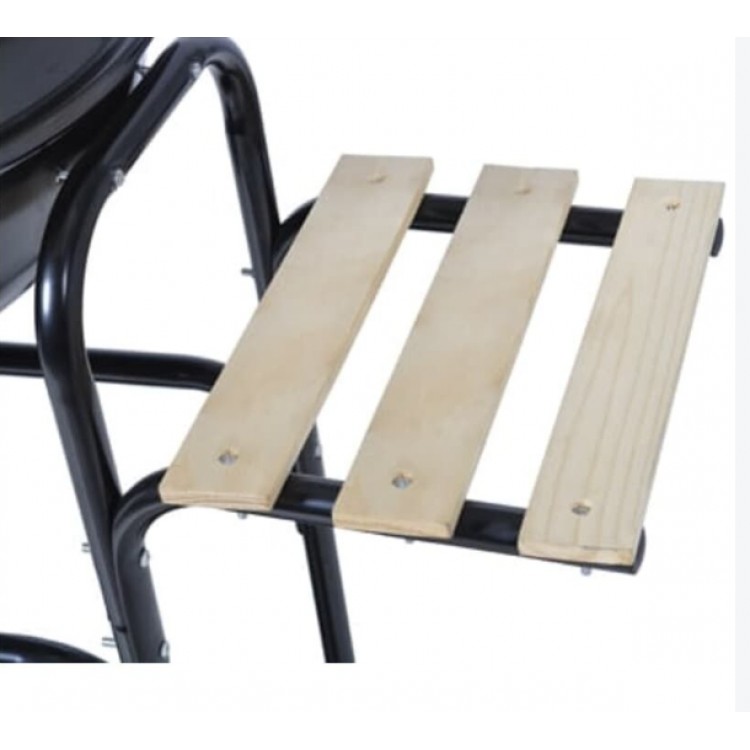 Голямо дворно барбекю 45см. диаметър с две маси и колелца