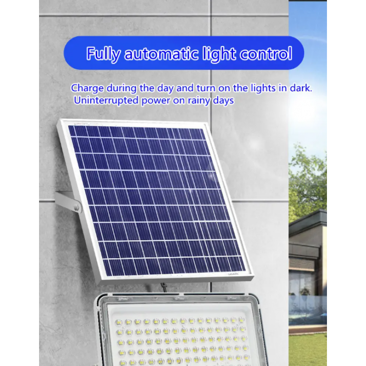 Соларен LED прожектор Jortan 3000W с отделен панел