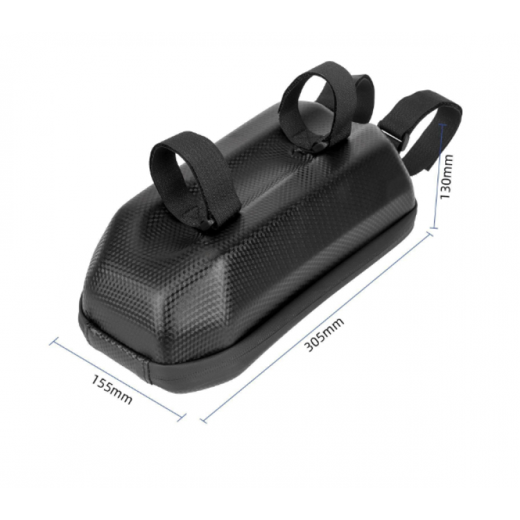 Водоустойчива чанта/раница за тротинетка 4L с твърд корпус черна Водоустойчива чанта/раница за тротинетка 4L с твърд корпус черна