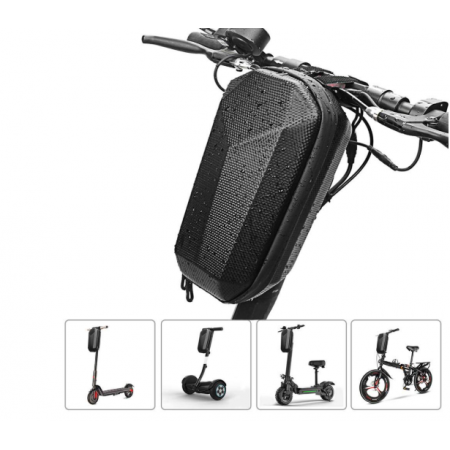 Водоустойчива чанта/раница за тротинетка 4L с твърд корпус черна