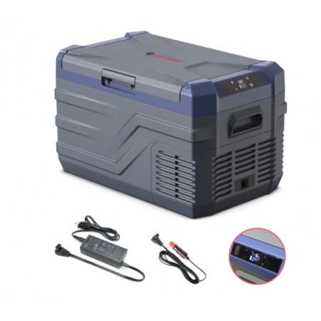 Преносим хладилник фризер хладилна кутия с компресор 12V/24V 100/220V 30 литра Flexzon