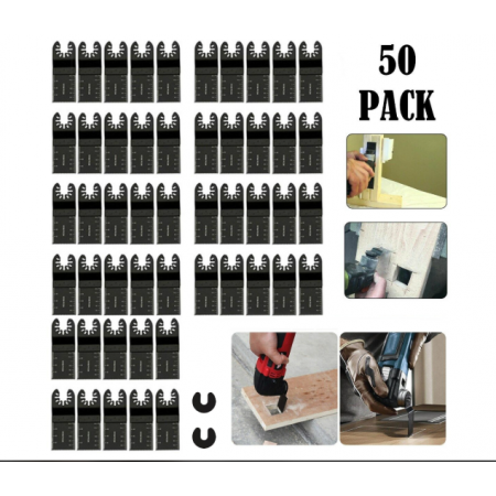 50 броя ножове нож за метал и дърво за мултифункционален инструмент 34 mm 3.4 cm