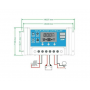 Соларен Заряден Контролер 20A PMW 12V 24V LCD Дисплей, Двойни USB Портове, Защитна Система Соларен Заряден Контролер 20A PMW 12V 24V LCD Дисплей, Двойни USB Портове, Защитна Система