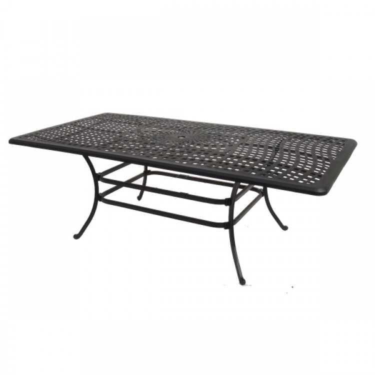 Алуминиева маса DS-ML213112TT Cast aluminium (за 8 човека), 213х112х73см., черна Алуминиева маса DS-ML213112TT Cast aluminium (за 8 човека), 213х112х73см., черна