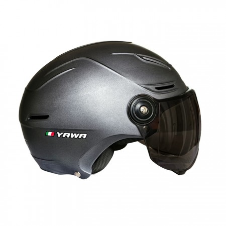 Каска за мотор - PA523 С Визьор - Сиво