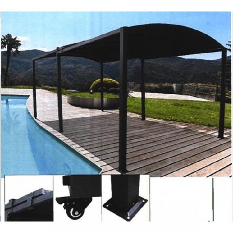 Навес за кола с покрив от полиестер MY GARDEN TLC225-A, разтегаем, 3х3/3х5.35м.