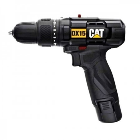 Акумулаторна бормашина CAT DX15.1, Li-ion, 12V, 10mm, 30 Nm с батерия и зарядно