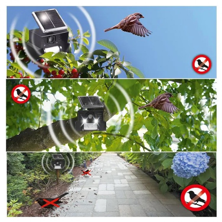 Соларен ултразвуков уред против птици GARDIGO SOLAR BIRD REPELLER