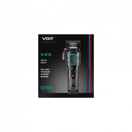 VGR V-016 Професионална машинка за подстригване с LED дисплей и USB-C VGR V-016 Професионална машинка за подстригване с LED дисплей и USB-C