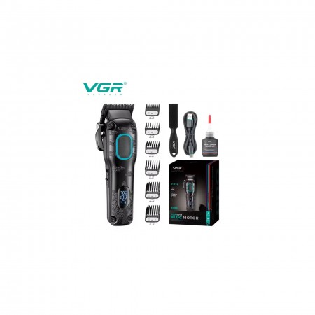 VGR V-016 Професионална машинка за подстригване с LED дисплей и USB-C