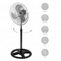 Вентилатор на стойка 18''Muhler FM-8138D 3в1, 70W, индустриален, на стойка, стена, под Вентилатор на стойка 18''Muhler FM-8138D 3в1, 70W, индустриален, на стойка, стена, под