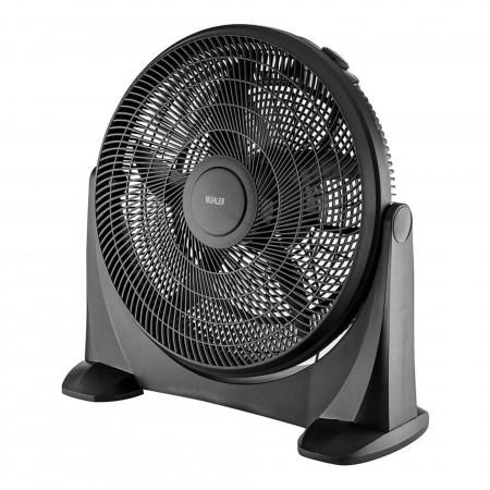 Вентилатор подов 20'' Muhler FM-2020F, 80W, индустриален, пластмасов, черен Вентилатор подов 20'' Muhler FM-2020F, 80W, индустриален, пластмасов, черен