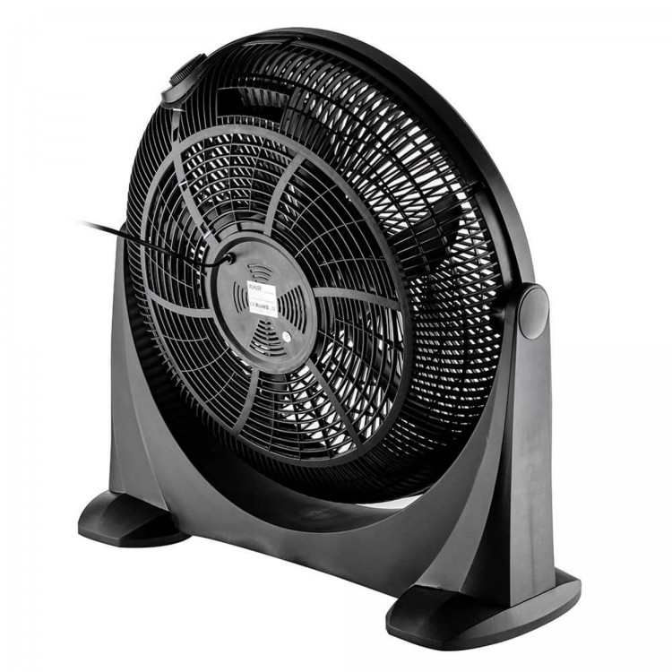 Вентилатор подов 20'' Muhler FM-2020F, 80W, индустриален, пластмасов, черен Вентилатор подов 20'' Muhler FM-2020F, 80W, индустриален, пластмасов, черен