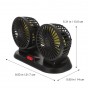 Вентилатор PG375 Двоен 12V Вентилатор PG375 Двоен 12V