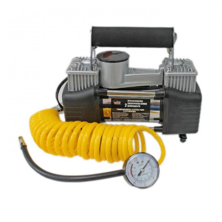 Двуцилиндров Компресор за гуми 12V - HL-208 Двуцилиндров Компресор за гуми 12V - HL-208
