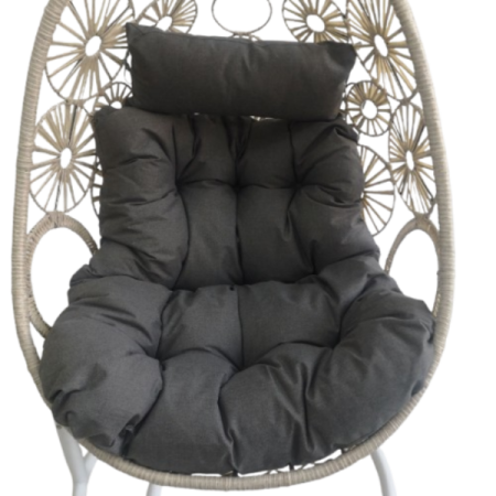 Висящ ратанов стол с възглавници MY GARDEN D088, цвят 6023, 150 кг