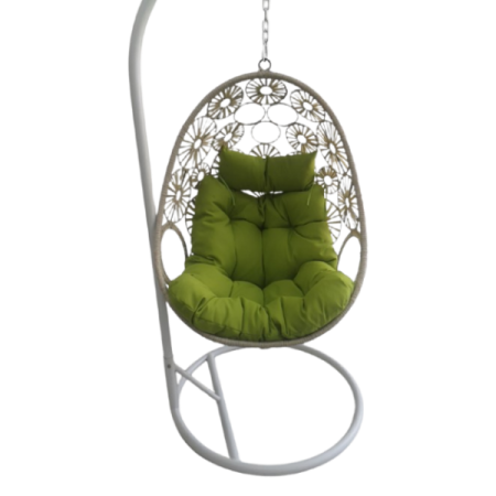 Висящ ратанов стол с възглавници MY GARDEN D088, цвят 3010, 150 кг