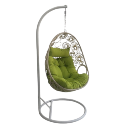 Висящ ратанов стол с възглавници MY GARDEN D088, цвят 3010, 150 кг
