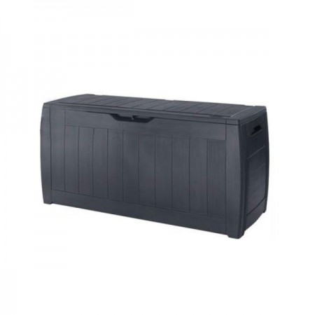 Градински скрин за съхранение Hollywood Deck Box 247310, 270 л., графит