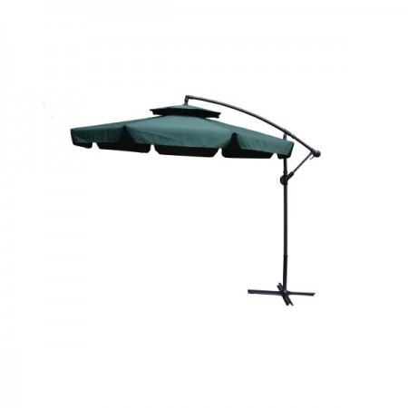 Висящ чадър тип Камбана My Garden ZR2720 D, Тъмнозелен, 300 см
