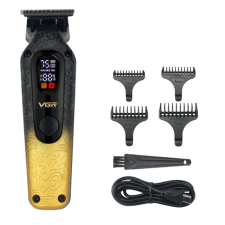ПРОФЕСИОНАЛЕН ТРИМЕР VGR V-879T GOLD (7500 RPM TURBO)