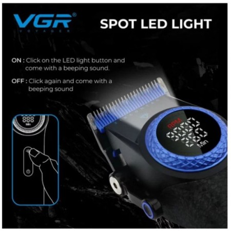 ПРОФЕСИОНАЛЕН КОМПЛЕКТ 3 В 1 VGR STEPLESS PRO BLUE (9000 RPM)