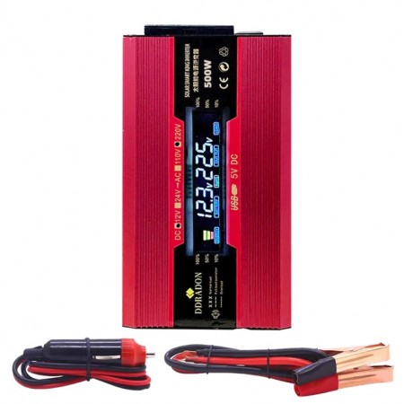 Инвертор 24V-220V 500W