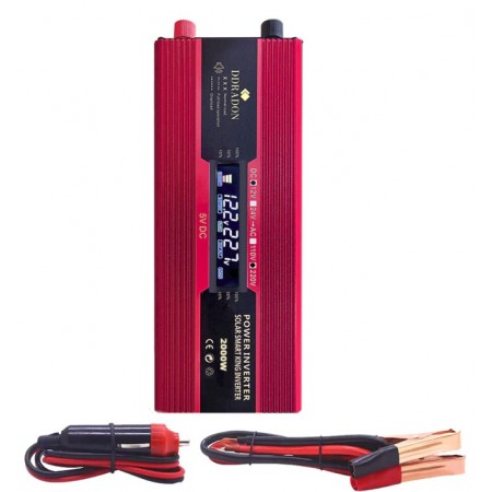 Инвертор 24V-220V 2000W