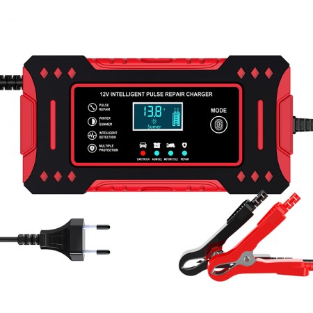 Интелигентно зарядно за акумулатори 12V с LCD дисплей