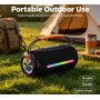 Безжична Bluetooth тонколона BoomBox 20W с RGB LED осветление