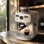 Еспресо машина 2в1 MUHLER MCM-599AZ Dune Barista Studio,19 бара, 1.8 л резервоар,Кафемелачка, LED дисплей Еспресо машина 2в1 MUHLER MCM-599AZ Dune Barista Studio,19 бара, 1.8 л резервоар,Кафемелачка, LED дисплей