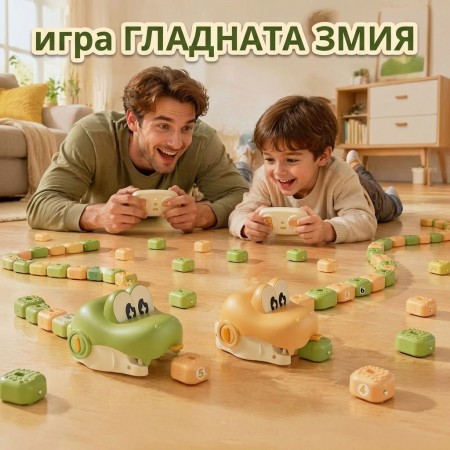 Игра SNAKE RUSH - ГЛАДНАТА ЗМИЯ 