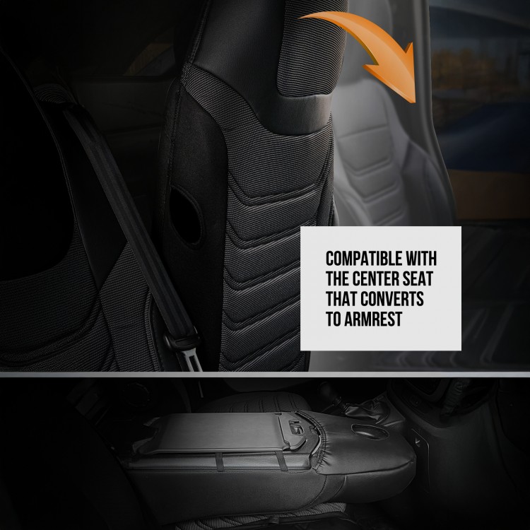 Комплект луксозна тапицерия PANDA за RENAULT MASTER IV 2024- / NISSAN INTERSTAR 2024-, Еко кожа и текстил, Черно/Сиво Комплект луксозна тапицерия PANDA за RENAULT MASTER IV 2024- / NISSAN INTERSTAR 2024-, Еко кожа и текстил, Черно/Сиво