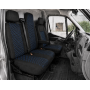 Комплект 2+1 Тапицерия за RENAULT MASTER III 2010-2019 – Текстил, Черна със син шев, 6 части Комплект 2+1 Тапицерия за RENAULT MASTER III 2010-2019 – Текстил, Черна със син шев, 6 части
