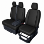 Комплект 2+1 Тапицерия за FORD TRANSIT CUSTOM 2009+ – Еко кожа, Черна, 8 части Комплект 2+1 Тапицерия за FORD TRANSIT CUSTOM 2009+ – Еко кожа, Черна, 8 части