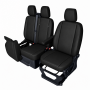 Комплект 2+1 Тапицерия за FORD TRANSIT CUSTOM 2009+ – Еко кожа, Черна, 8 части Комплект 2+1 Тапицерия за FORD TRANSIT CUSTOM 2009+ – Еко кожа, Черна, 8 части