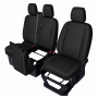 Комплект 2+1 Тапицерия за FORD TRANSIT CUSTOM 2009+ – Еко кожа, Черна, 8 части Комплект 2+1 Тапицерия за FORD TRANSIT CUSTOM 2009+ – Еко кожа, Черна, 8 части