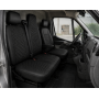Комплект 2+1 Тапицерия за RENAULT MASTER III 2010-2019 – Еко кожа, Черна с черен шев, 6 части Комплект 2+1 Тапицерия за RENAULT MASTER III 2010-2019 – Еко кожа, Черна с черен шев, 6 части