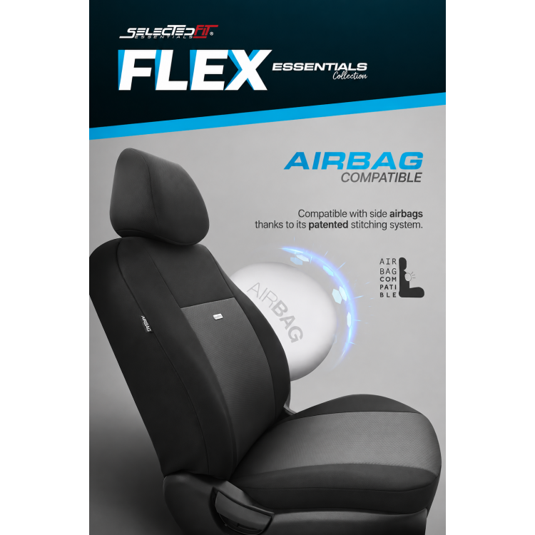 Комплект Тапицерия SelectedFit Flex Design by OTOM текстил – Сива, за Предни и Задни Седалки Комплект Тапицерия SelectedFit Flex Design by OTOM текстил – Сива, за Предни и Задни Седалки